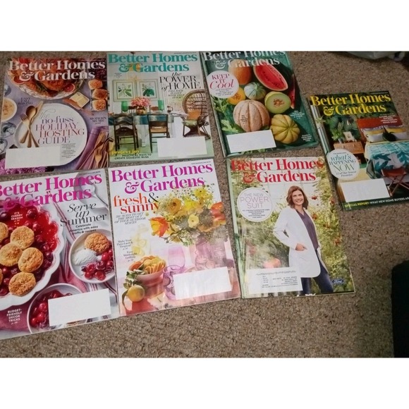 Lot of 7 Better Homes and Gardens Magazines‎  Nov. 2019 March, June - Sep. 2020 - Picture 1 of 8